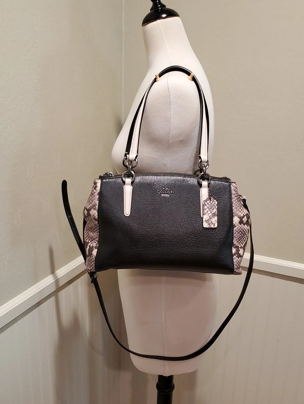 Coach Exotic Colorblock Christie Carryall Bag
